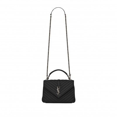YSL COLLEGE MEDIUM IN QUILTED LEATHER 600279BRM041000 (24*17*6.5cm)
